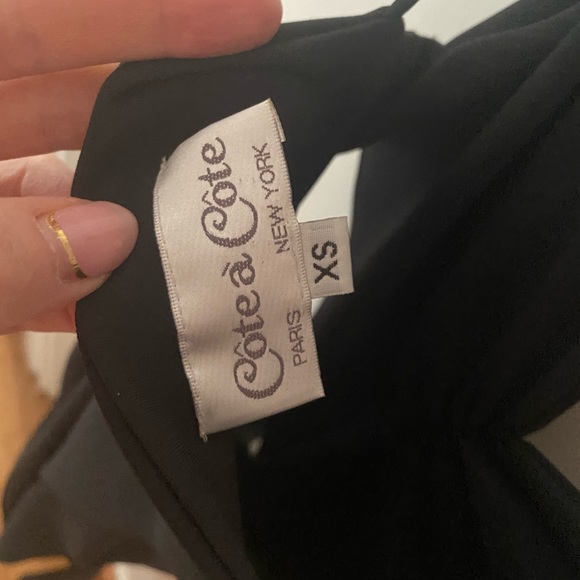 Côté a Côté size extra small black cocktail dress - Picture 3 of 3